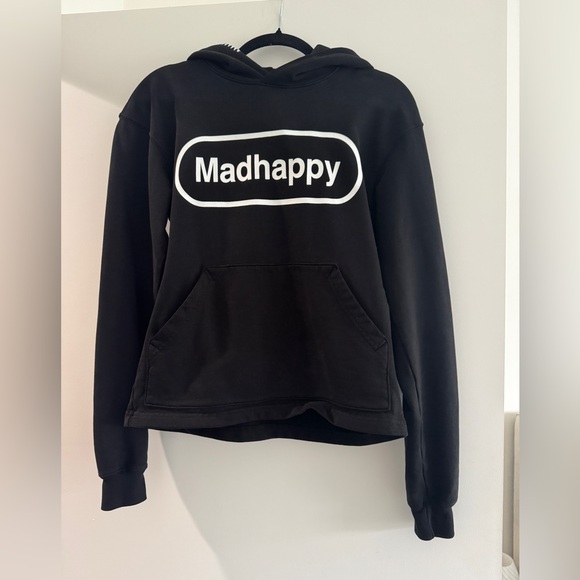 Madhappy Black Hoodie with Tag Detail - Picture 6 of 6